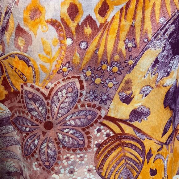 Magic Avenue, Asymmetrical Tank Top, Orange & Purple, size M - Picture 5 of 5